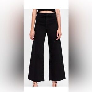 ZARA PREMIUM MARINE STRAIGHT BLACK JEANS